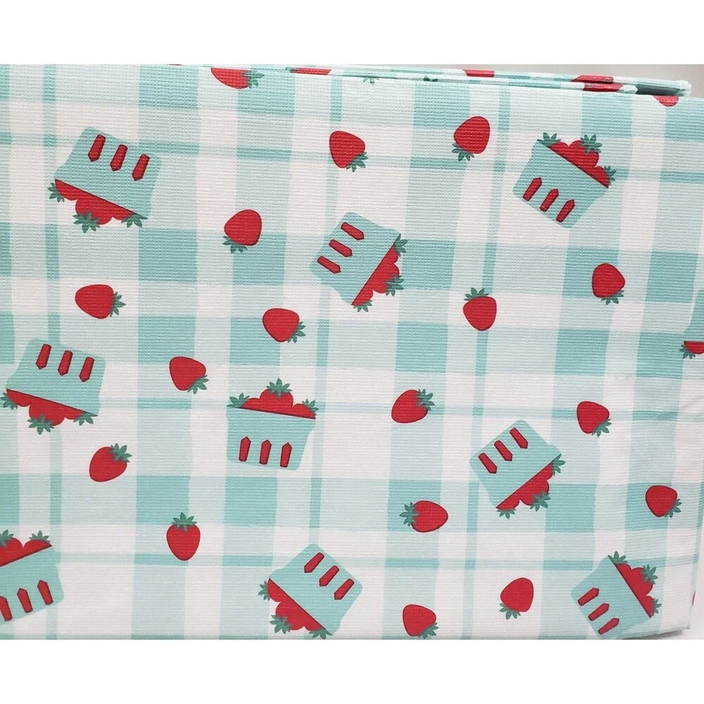 Printed Kitchen Vinyl Tablecloth,52